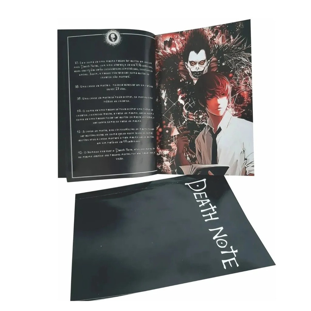 DEATH NOTE ANIME - CADERNO da MORTE - ORIGINAL - Death Note Anime 