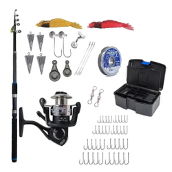 Kit Pesca De Praia Vara 3,60 Molinete Caixa E Acessórios é boa?