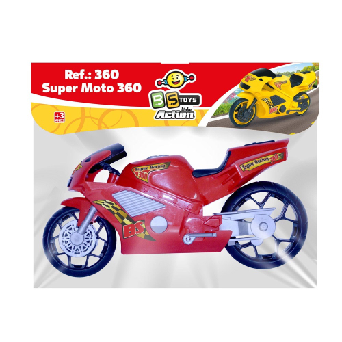 Super Moto Sport 360 Vermelha - Bs Toys - nivalmix