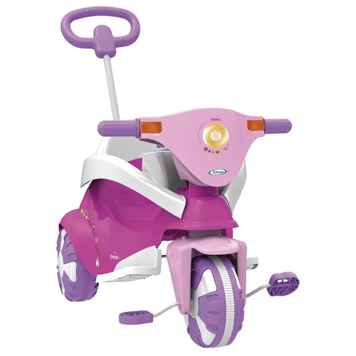 Triciclo infantil com empurrador E protetor 1-3 anos velocita calesita em  Promoção na Americanas