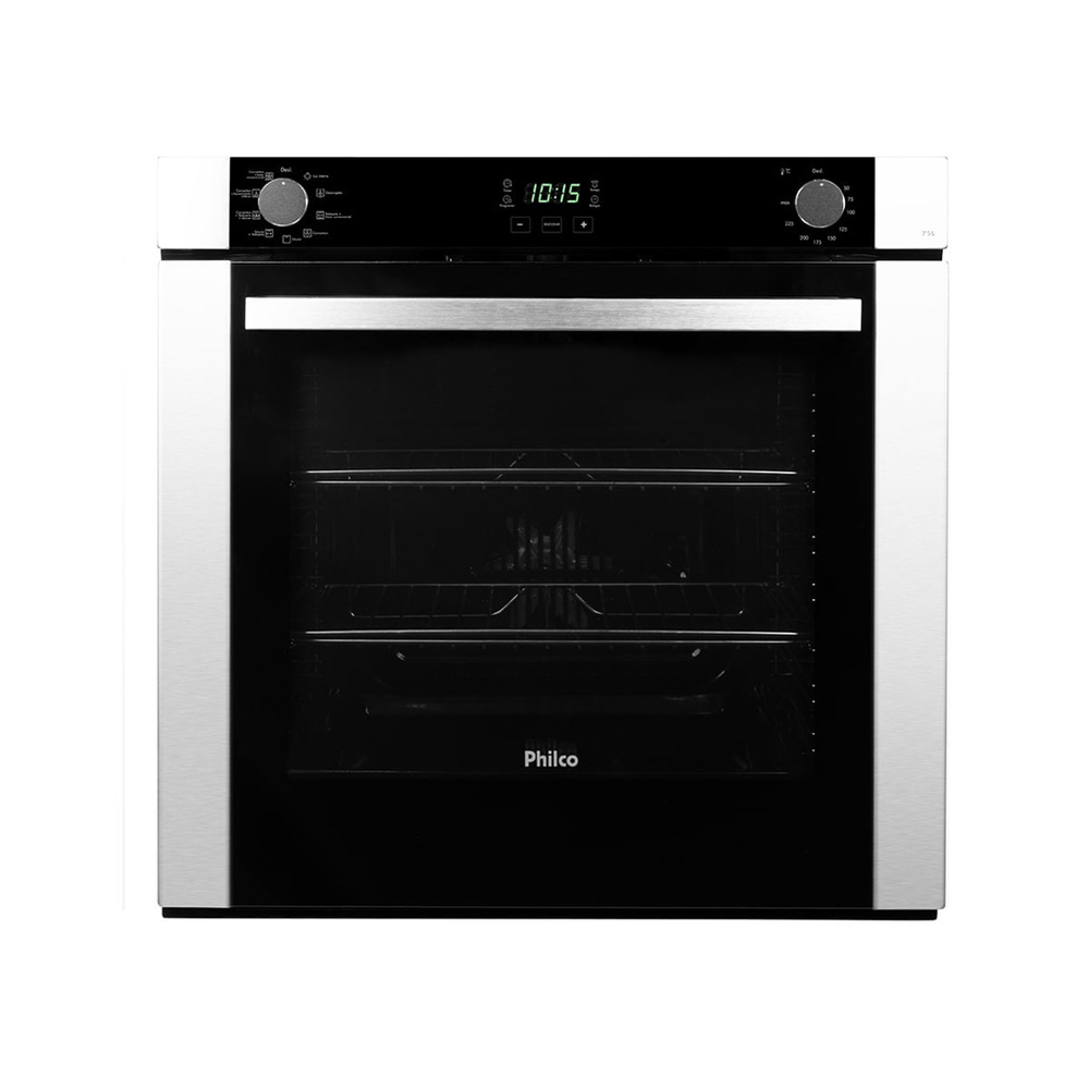 Forno Elétrico de Embutir Philco PFE75PI 75 Litros Preto - 110V