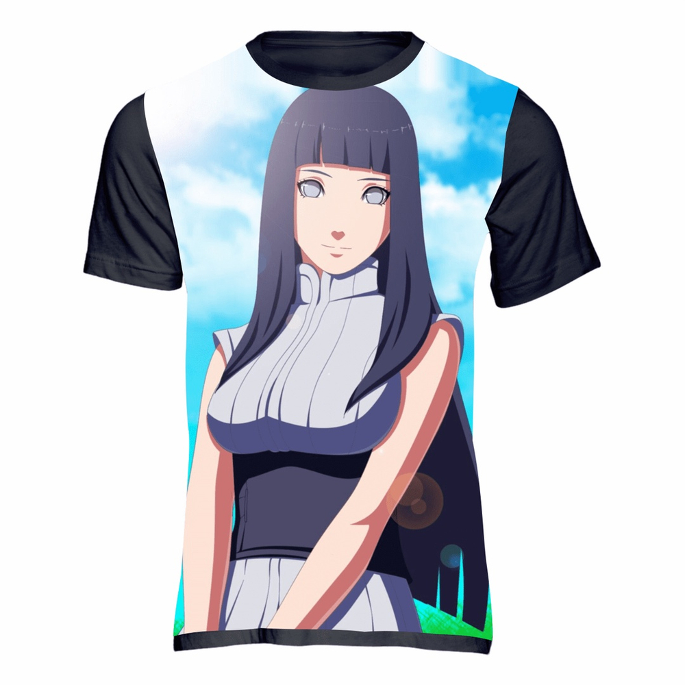 Camiseta Hinata Narut Mangá Desenho Anime Otaku 909 em Promoção na