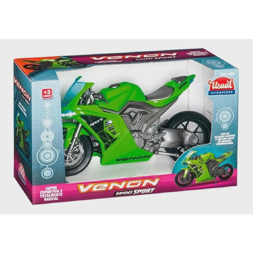 Brinquedo Infantil Moto De Corrida Venon 1200 Sport