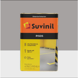 Tinta Suvinil Piso Liso Cinza 18 Litros Menor preço em Tinta Suvinil Piso Liso Cinza 18 Litros