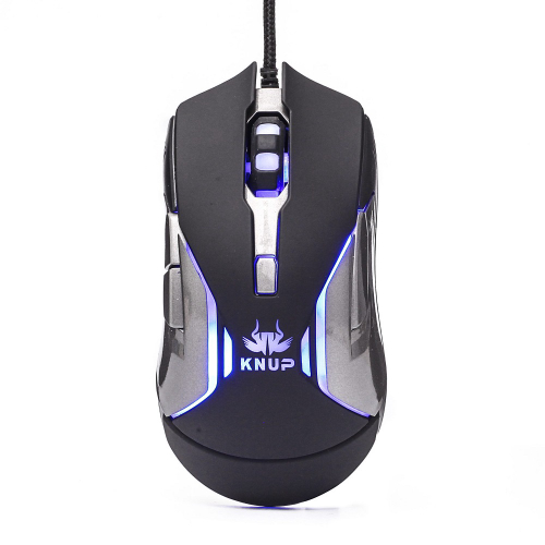 Mouse Gamer Com Led Azul Knup KpV34 no Shoptime