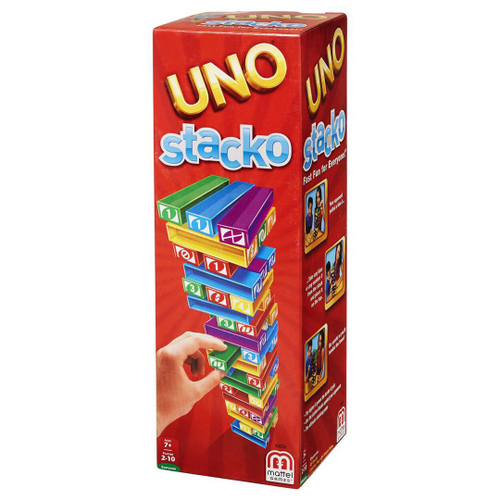 Jogo Uno Stacko - Torre de Empilhar - Mattel Games - 43535 em Promoção na  Americanas