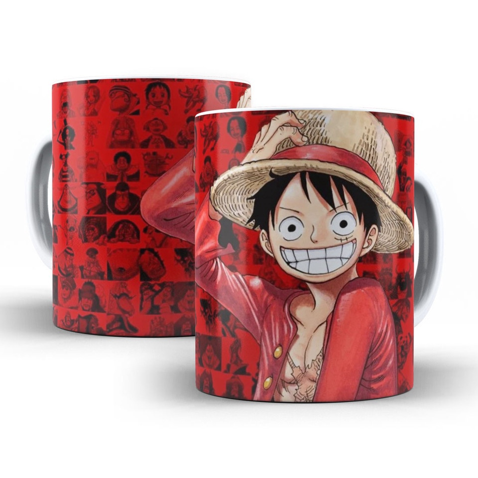 Caneca Anime One Piece Personagens