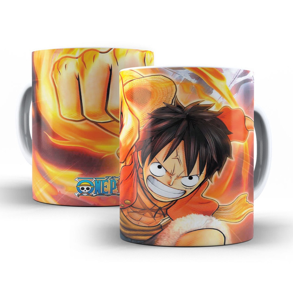 Caneca Anime One Piece Personagens - Mega Oferta!!!