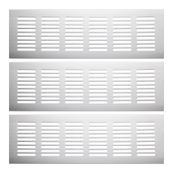 Kit Com 3 Grades Ventilação Passagem Ar Alumínio 80x250mm é ruim? Kit Com 3 Grades Ventilação Passagem Ar Alumínio 80x250mm é boa?