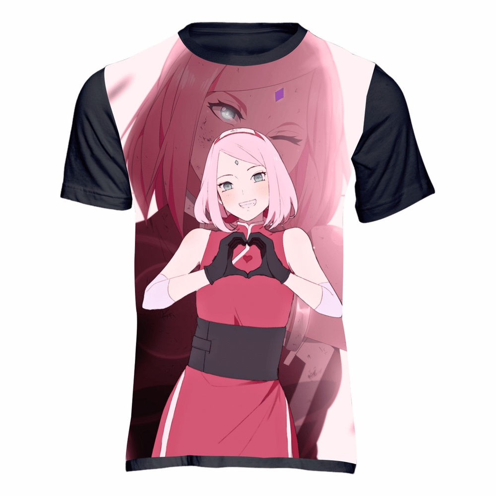 Camiseta Sarada Uchiha Mangá Desenho Anime Otaku 976 em Promoção na  Americanas