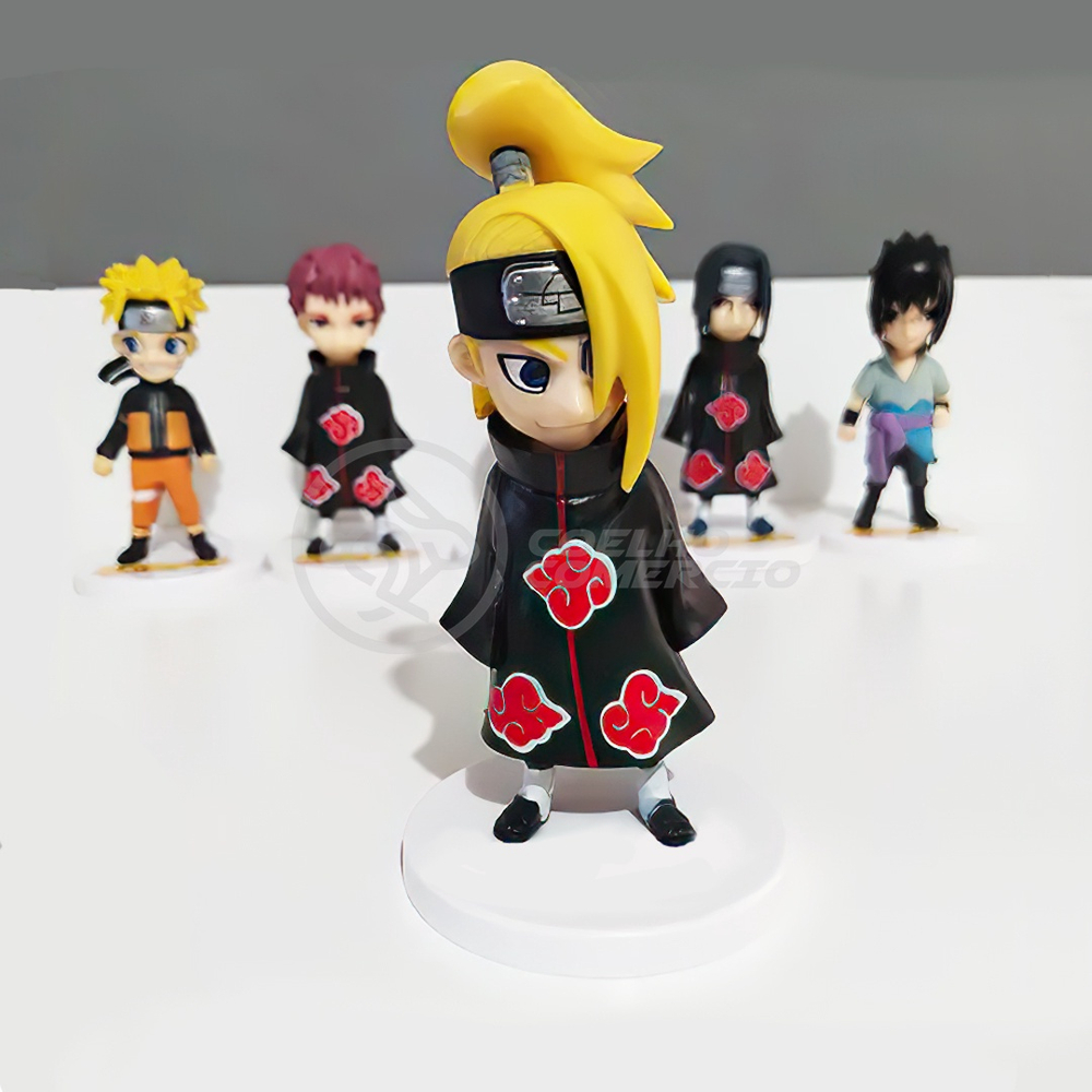 Boneco Action Figure Brinquedo Miniatura Sasuke Uchiha