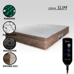 Colchão Magnético Casal Com Massageador E Controle Operacional Espuma D33 Firme é boa?