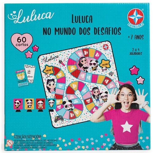 Jogo de Tabuleiro - Luluca no Mundo dos Desafios - Estrela - Ri Happy