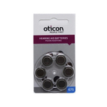 Kit Pilha 675 Oticon 60 Pilhas 10 Cartelas
