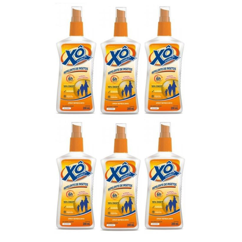 Kit Repelente Spray Xô Inseto Cimed 200Ml - 6 Unidades | Submarino