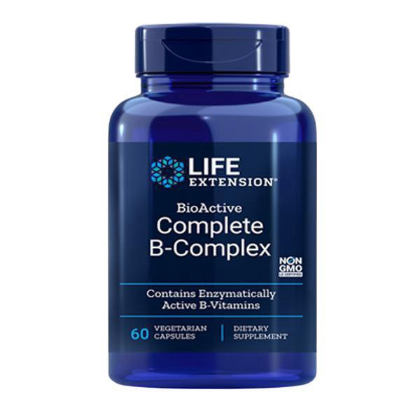 Bioactive Complete B-Complex - 60 Cáps - Life Extension em Promoção ...