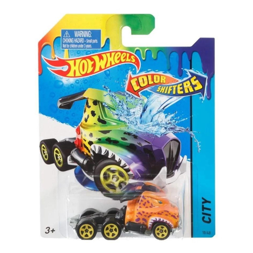 Hot Wheels Veículos Color-Shifters 1:64 Escala - Muda Cor com Água