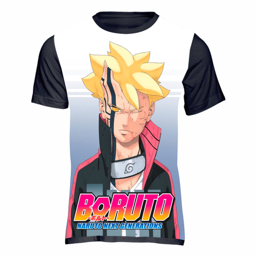 Blusa De Moletom Narutoo Boruto Anime Desenho Casaco - Estampado