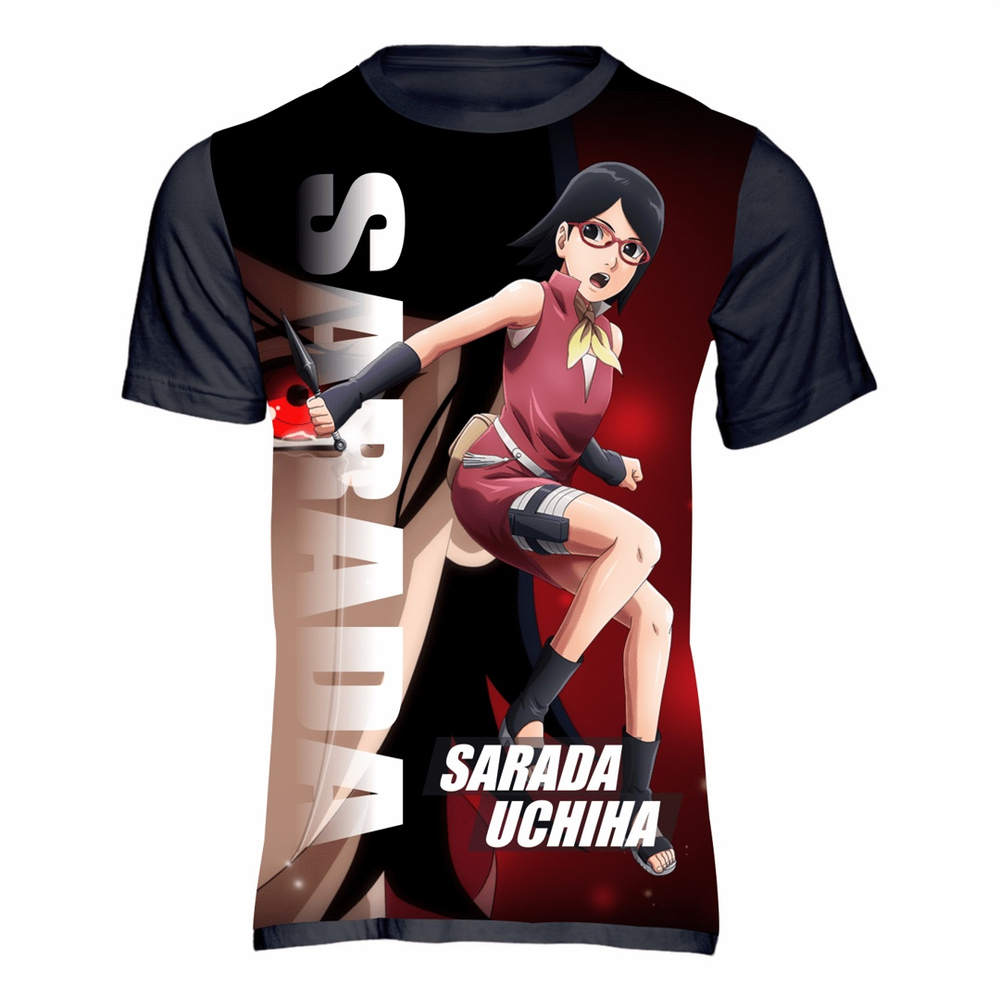 Blusa Moletom Casaco Sarada Uchiha Naruto Anime Desenho 06 em Promoção na  Americanas