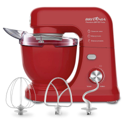 Batedeira Planetária Britânia Turbo Vermelho 700w 4l 220V Menor preço em Batedeira Planetária Britânia Turbo Vermelho 700w 4l 220V