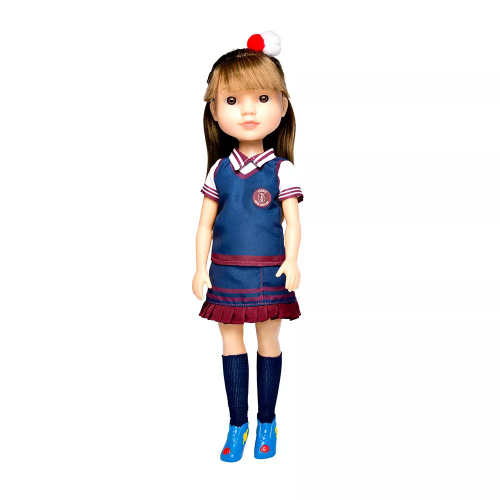 Brinquedo Boneca Grande Menina Poliana Roupa Tradicional Uniforme -  Personagem Da Atriz E Cantora Sophia Valverde Novela Infantil As Aventuras  De Poliana Sbt - Novabrink na Americanas Empresas