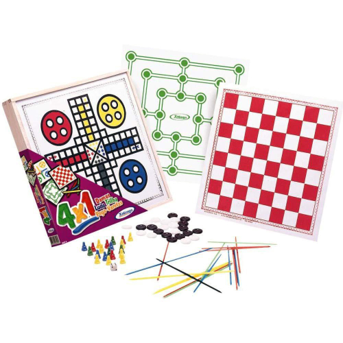 Jogo Ludo Dama E Trilha-2801