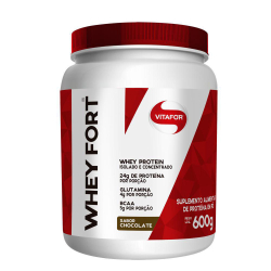 Whey Fort 100% Whey Protein Premium Chocolate Vitafor 600G é boa?