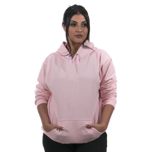 baby pink zip up moletom com capuz