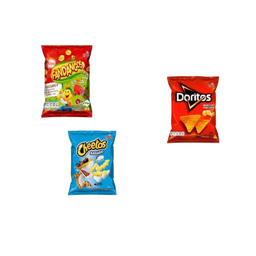 Cheetos Bola Queijo Suíço - Kit 6 Pacotes De 37g. Elma Chips