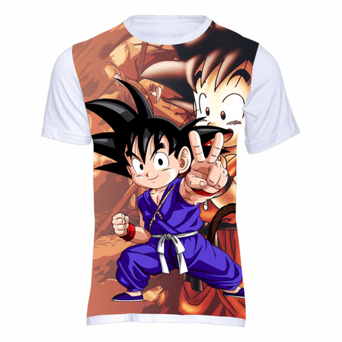 Dragon Ball desenho animado manga curta camiseta, camiseta Son Goku, tops  impressos de anime, camisetas infantis, roupas de bebê, presente para  crianças, verão - AliExpress