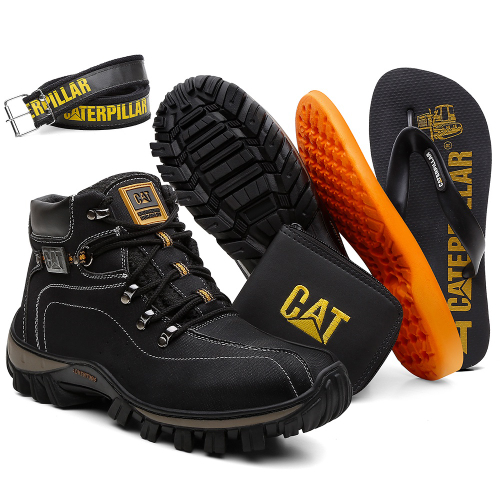 Bota Masculina Caterpillar Adventure Lona em Promoção