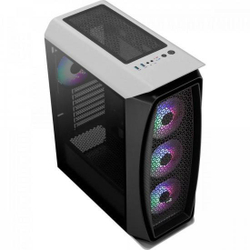 Menor preço em Gabinete Gamer Mid Tower Rgb Aero One Frost Branco Aerocool