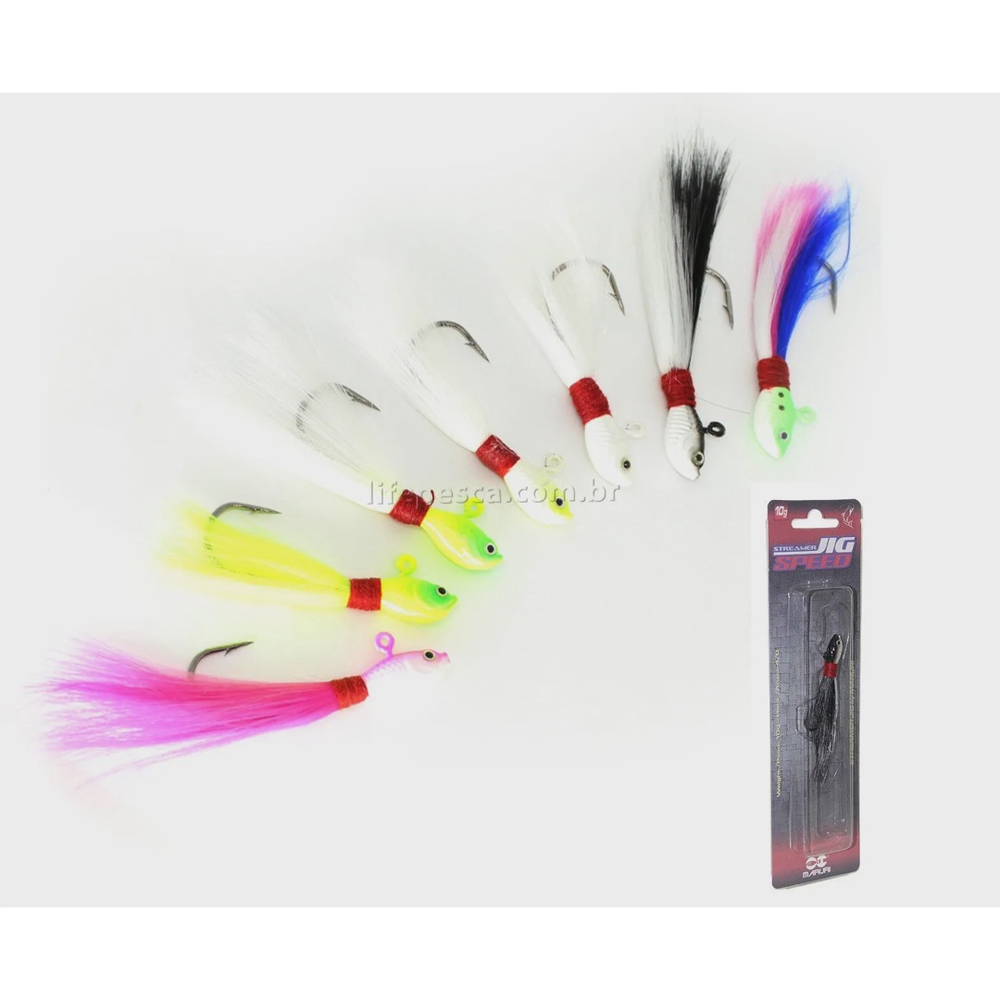 Isca Artificial Maruri Streamer Jig Speed 15gr ( Várias Cores
