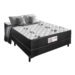 Cama Box Conjugada Casal Ortopédica - Good Colchoes Menor preço em Cama Box Conjugada Casal Ortopédica - Good Colchoes