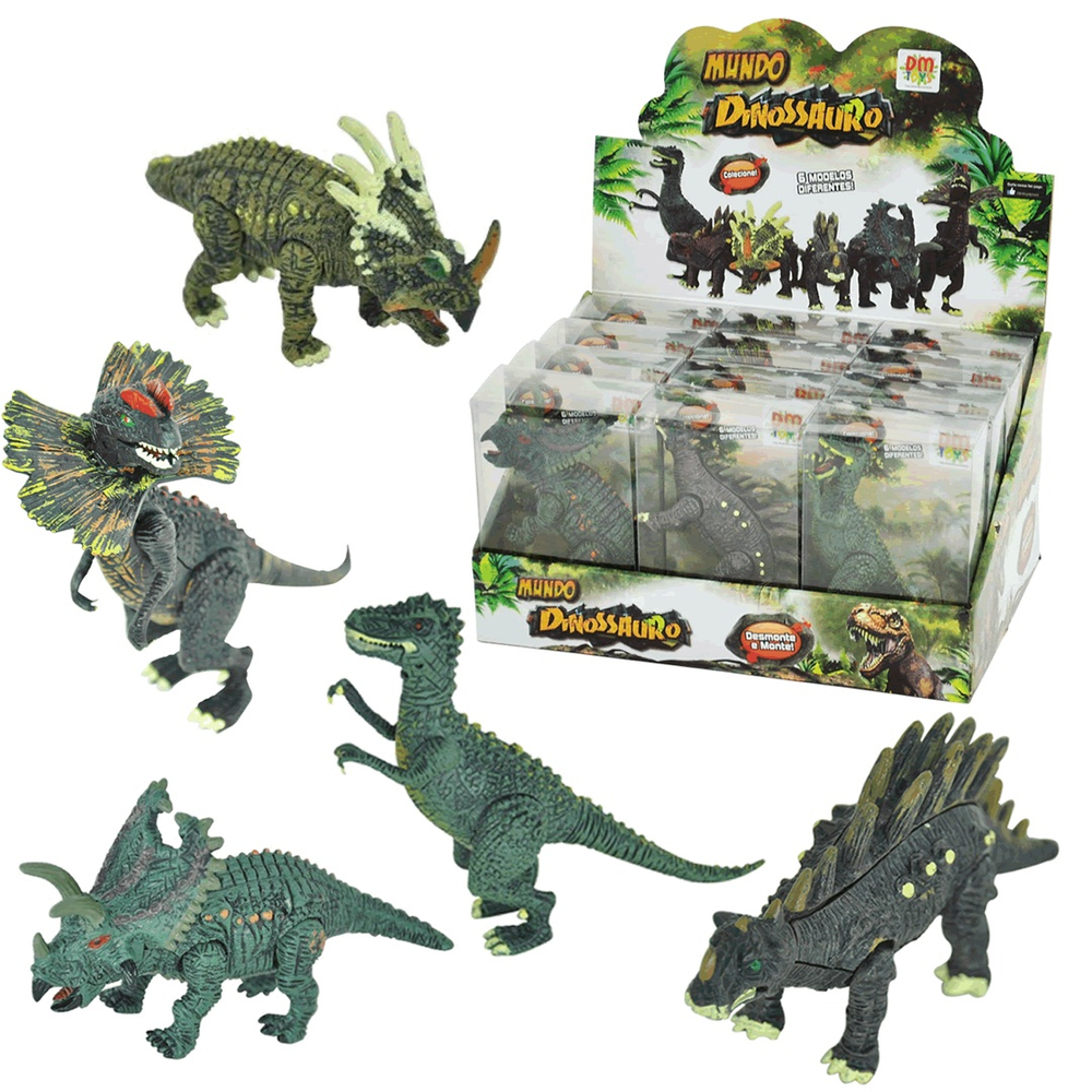 Boneco Dinossauro Soft Coleção Mundo Dinossauro – DM Toys