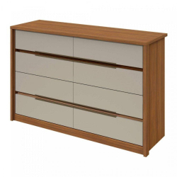 Cômoda Urban 8 Gavetas Móveis Lopas Rovere Naturale é boa?