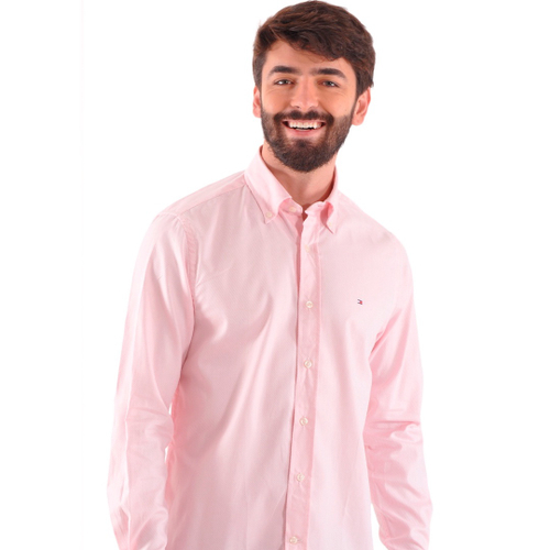 camisa social tommy hilfiger masculina branca