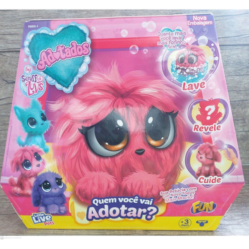 Pelúcia Surpresa - Scruff a Luvs - Adotados - Mamãe e Bebê - Fun