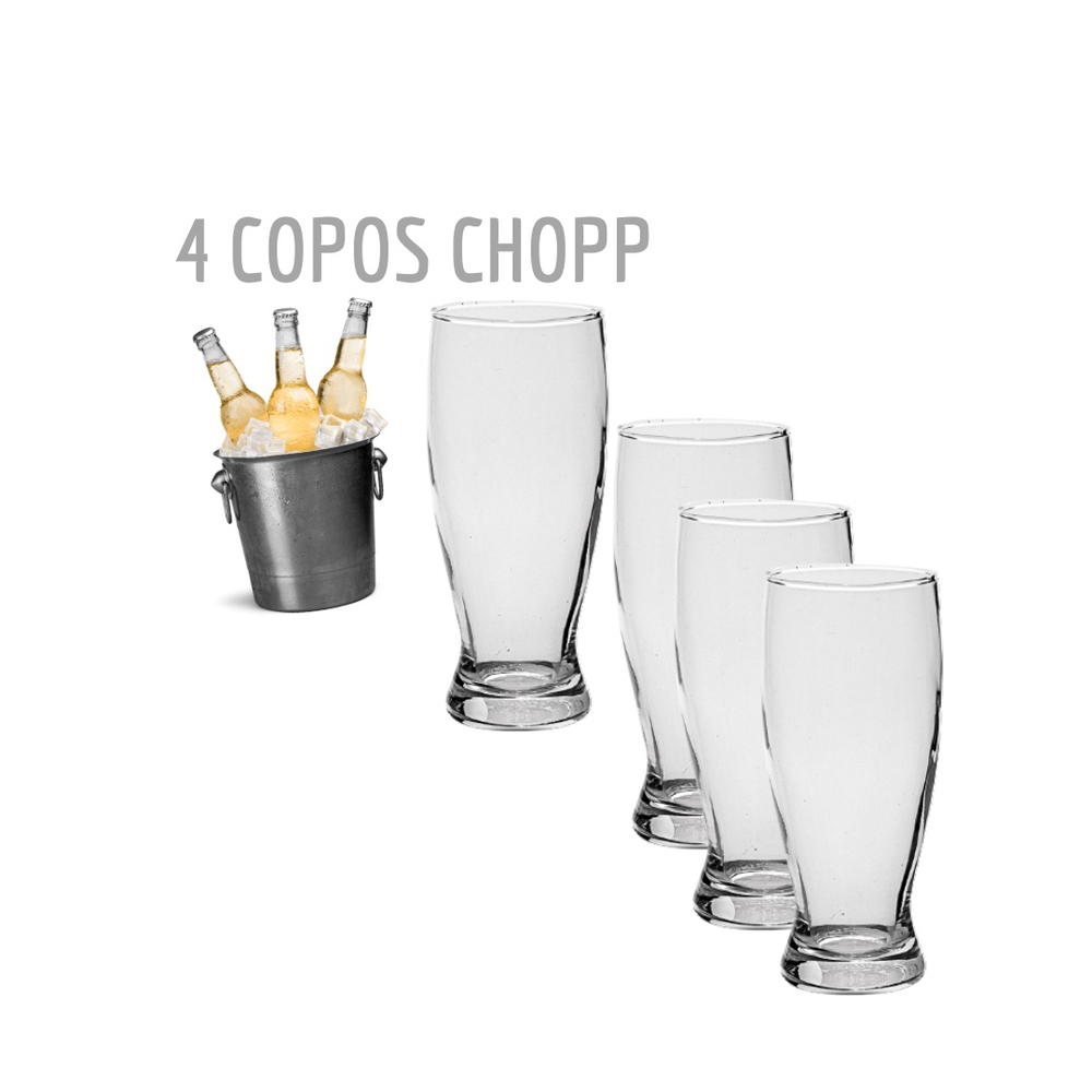 Jogo De Copos Vidro Kit 6 Peças 350ml Cozinha Água Suco - Suas Compras Shop  solução completa para sua casa.