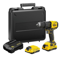 Parafusadeira e Furadeira Sem Fio Stanley com Impacto 20V Max Scd711C2K - Amarelo - Bivolt Menor preço em Parafusadeira e Furadeira Sem Fio Stanley com Impacto 20V Max Scd711C2K - Amarelo - Bivolt