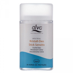 Desodorante Natural Stick Krystall Sensitive Alva - 120g Menor preço em Desodorante Natural Stick Krystall Sensitive Alva - 120g
