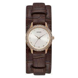 Relogio feminino guess couro marrom 92705lpgtrc4 Menor preço em Relogio feminino guess couro marrom 92705lpgtrc4