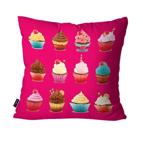 Almofadas Decorativas Infantil Cupcake Rosa