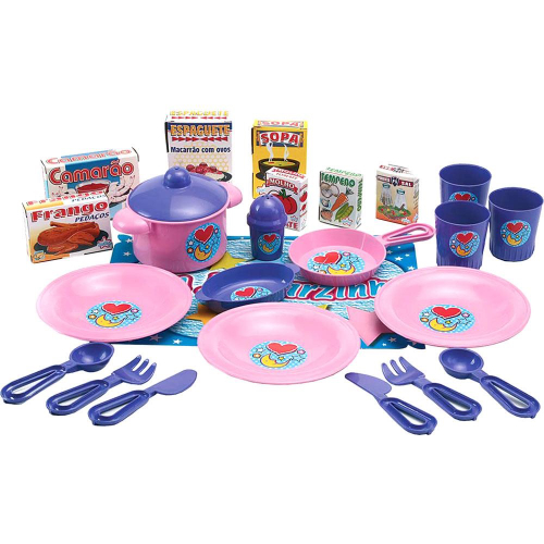 Panelinhas Infantil Kit Completo Com Comidinhas E Talheres Super Coloridos  E Chamativos- Acompanha 19 Itens- Brinquedos Anti Estresse em Promoção na  Americanas