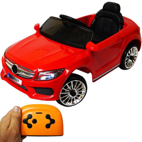 Mini Carro Elétrico Infantil Criança 6V com Controle Remoto