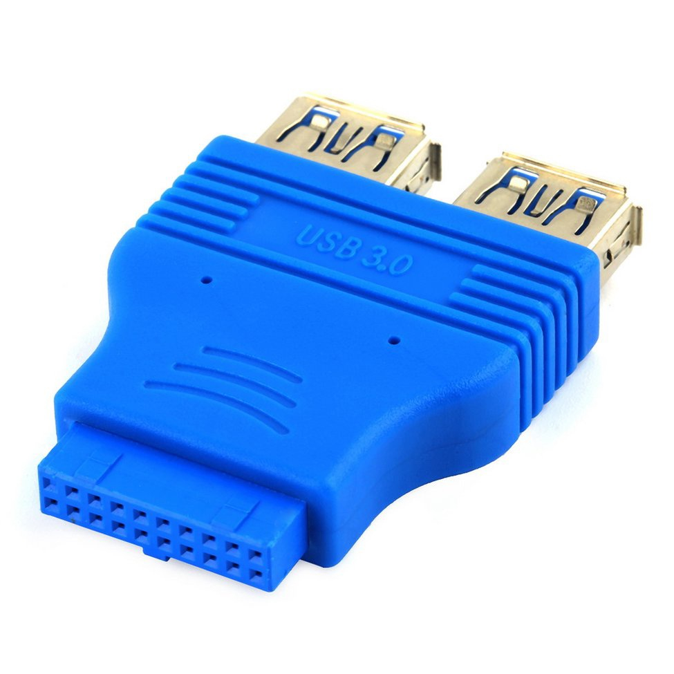 2pcs placa m e 2 portas usb 3 0 a f mea para adaptador de conector