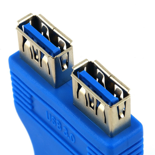 2pcs placa m e 2 portas usb 3 0 a f mea para adaptador de conector