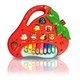 Teclado Piano Brinquedo Infantil Bichos Morango Musical Sons Em