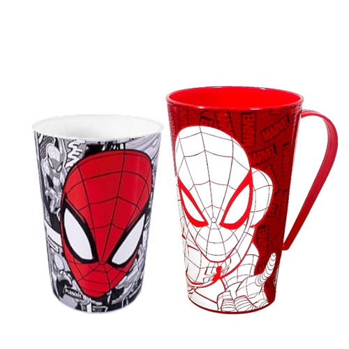 Kit Mantinha Com Balde Marvel Spider Man Zona Criativa Cor Azul-turquesa  Desenho Do Tecido Homem Aranha