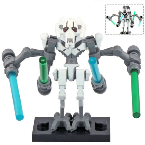 Kit de Construção MOCBUILDING General Grievous Star Wars, 694 Peças, Branco  - Ri Happy